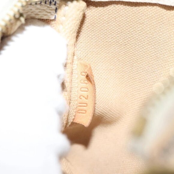 LOUIS VUITTON Damier Azur Mini Pochette Accessoires Pouch N63005 Auth BD1591 - Picture 2 of 14